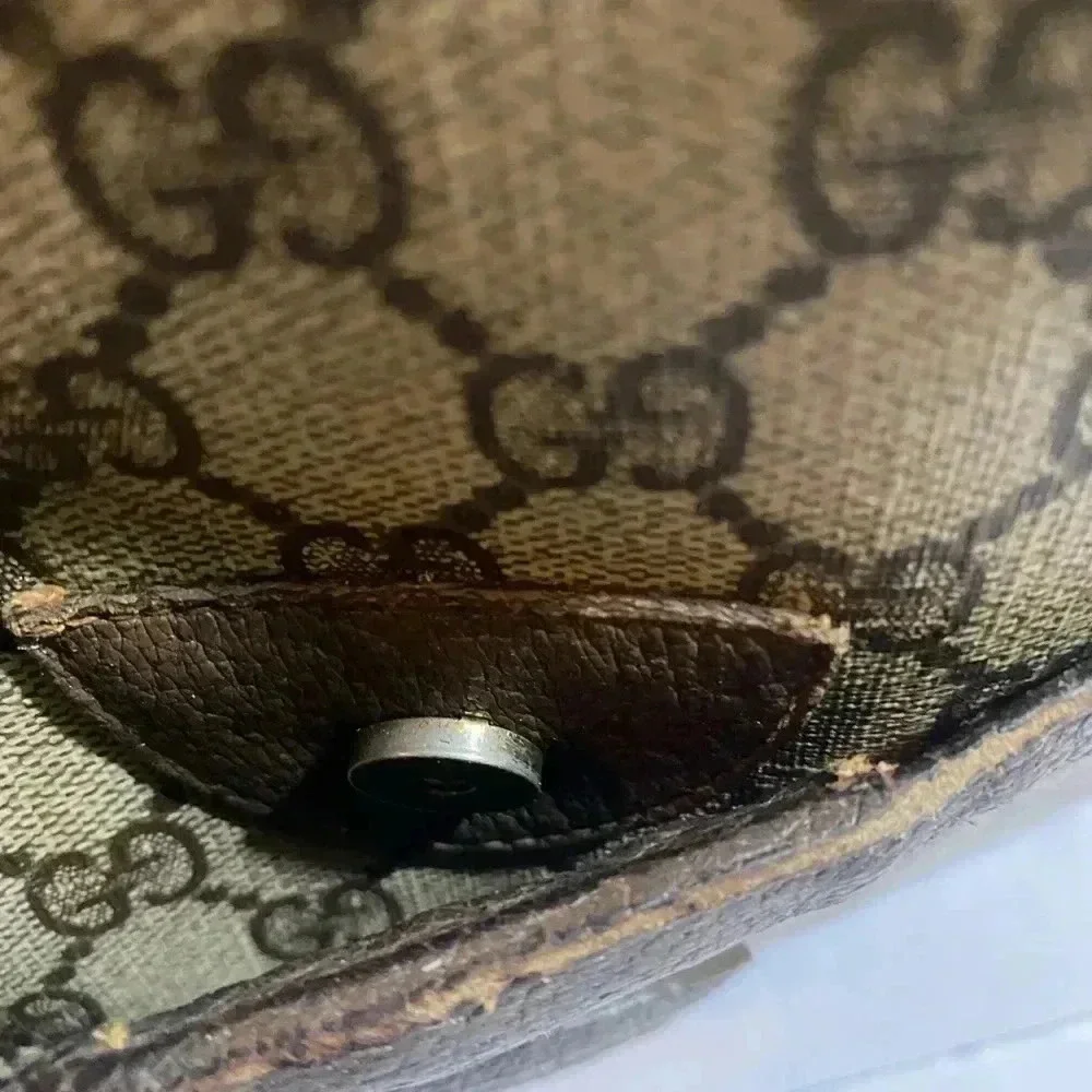 Gucci vintage GG mico web tote handbag
